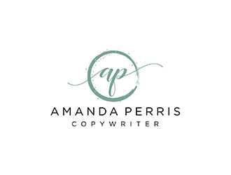 Amanda Perris - copywriter logo design by ndaru