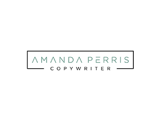 Amanda Perris - copywriter logo design by ndaru