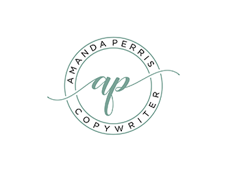 Amanda Perris - copywriter logo design by ndaru