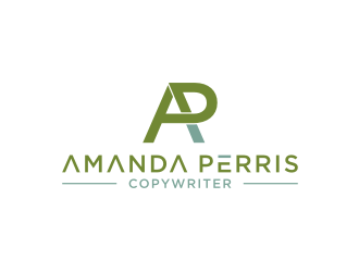 Amanda Perris - copywriter logo design by asyqh