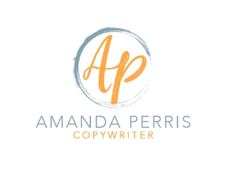 Amanda Perris - copywriter logo design by ingepro