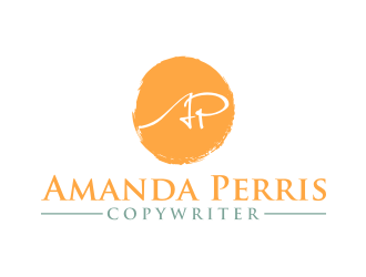 Amanda Perris - copywriter logo design by nurul_rizkon