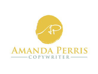 Amanda Perris - copywriter logo design by nurul_rizkon