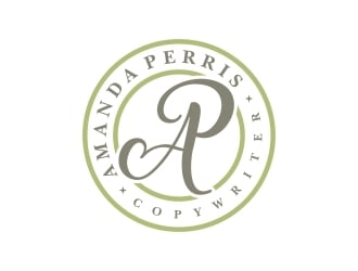 Amanda Perris - copywriter logo design by mercutanpasuar