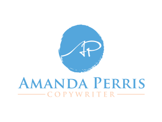 Amanda Perris - copywriter logo design by nurul_rizkon