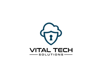 VITAL Tech Solutions logo design by RIANW