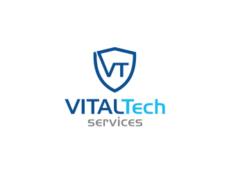 VITAL Tech Solutions logo design by Barkah