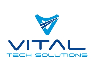 VITAL Tech Solutions logo design by cikiyunn