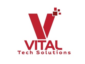 VITAL Tech Solutions logo design by AamirKhan