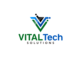 VITAL Tech Solutions logo design by ingepro
