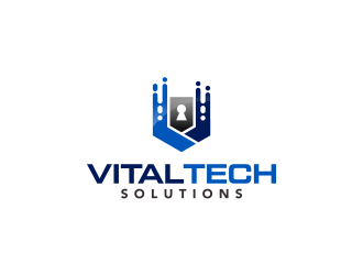 VITAL Tech Solutions logo design by ingepro