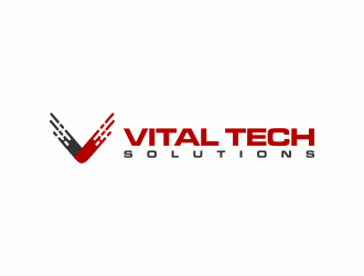 VITAL Tech Solutions logo design by ammad