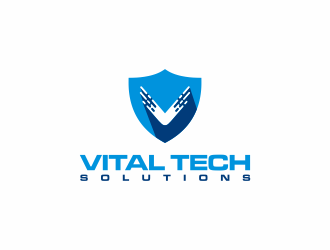 VITAL Tech Solutions logo design by ammad