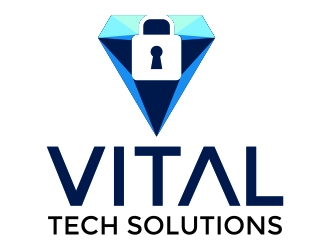 VITAL Tech Solutions logo design by onetm