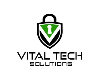 VITAL Tech Solutions logo design by bougalla005