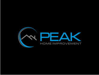 Peak Home Improvement logo design by Barkah