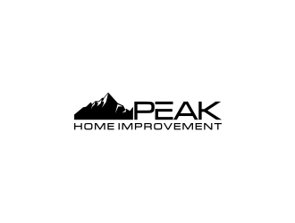 Peak Home Improvement logo design by Barkah