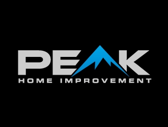 Peak Home Improvement logo design by labo
