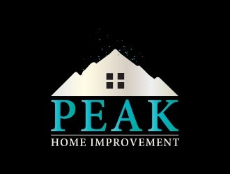 Peak Home Improvement logo design by heba