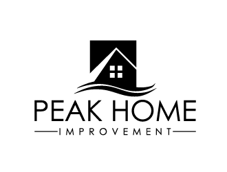 Peak Home Improvement logo design by Marianne