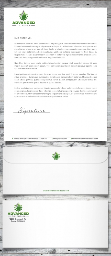 Advanced Oil Tools logo design by scriotx