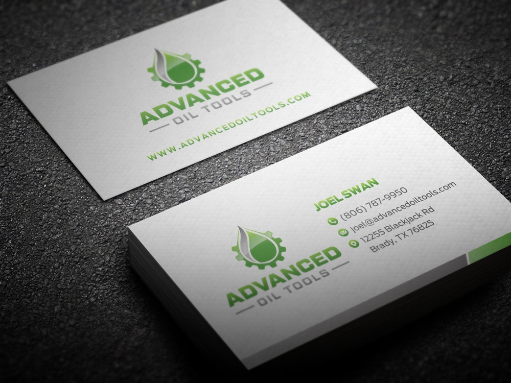 Advanced Oil Tools logo design by KHAI
