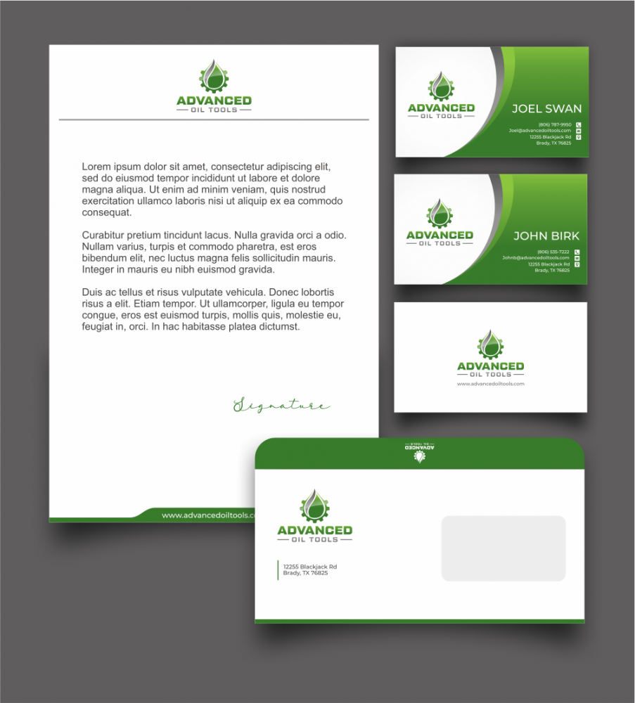 Advanced Oil Tools logo design by mutafailan