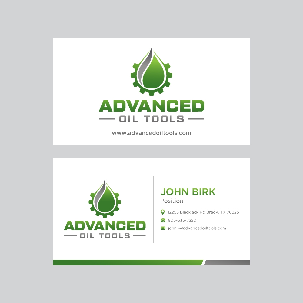 Advanced Oil Tools logo design by labo