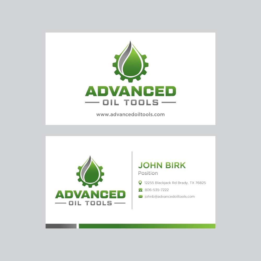 Advanced Oil Tools logo design by labo