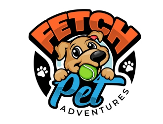 Fetch Pet Adventures logo design by DreamLogoDesign