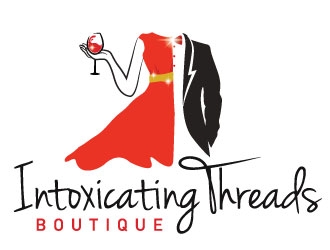 Intoxicating Threads Boutique  logo design by MonkDesign