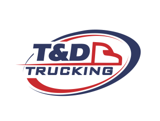T&D Trucking logo design by YONK