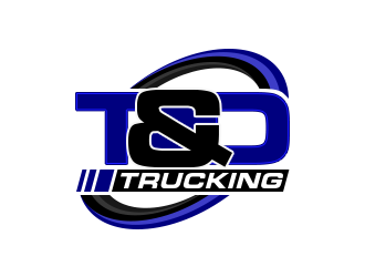 T&D Trucking logo design by ProfessionalRoy