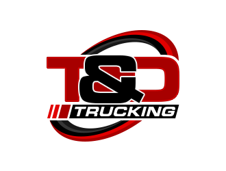 T&D Trucking logo design by ProfessionalRoy