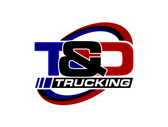 T&D Trucking logo design by ProfessionalRoy