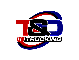 T&D Trucking logo design by ProfessionalRoy