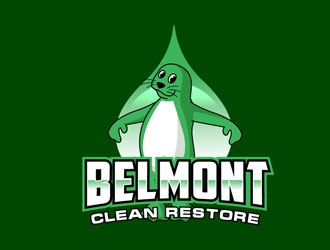 Belmont Clean   Restore logo design by frontrunner