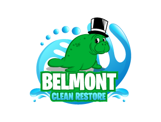 Belmont Clean   Restore logo design by torresace