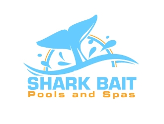 Shark Bait Pools and Spas logo design by AamirKhan