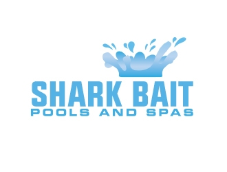Shark Bait Pools and Spas logo design by AamirKhan