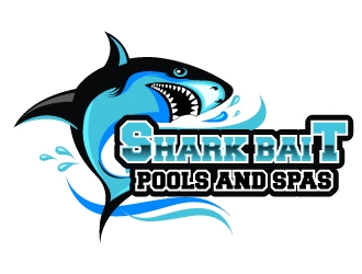 Shark Bait Pools and Spas logo design by uttam