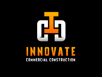 INNOVATE Commercial Construction logo design by BeDesign
