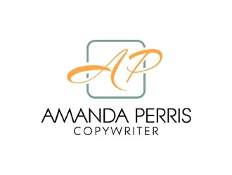 Amanda Perris - copywriter logo design by neonlamp