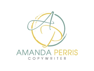 Amanda Perris - copywriter logo design by J0s3Ph