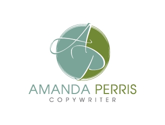Amanda Perris - copywriter logo design by J0s3Ph