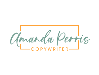 Amanda Perris - copywriter logo design by kunejo