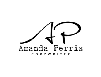 Amanda Perris - copywriter logo design by sheilavalencia