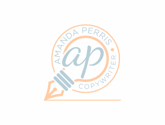 Amanda Perris - copywriter logo design by agus