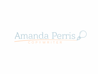 Amanda Perris - copywriter logo design by agus