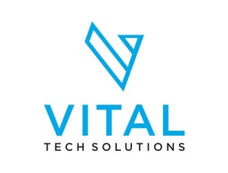 VITAL Tech Solutions logo design by sabyan